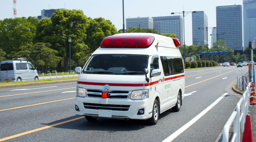 東京都の救急車設置率100％